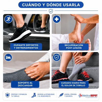 SOPORTE DE TOBILLO TRANSPIRABLE PREMIUM