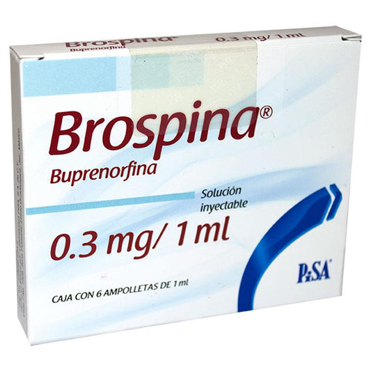 BROSPINA 0.3mg/ml c/6 amp PI (BUPRENORFINA) (CO)