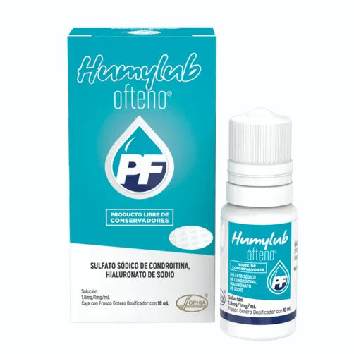 HUMYLUB PF OFTA 1.8/1MG GTS 10ML