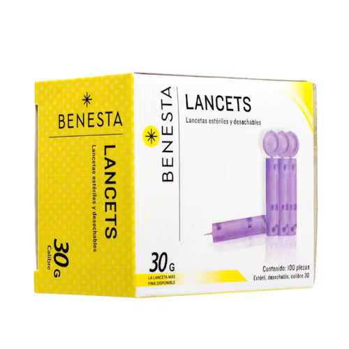 LANCETAS 30G C/100 PZAS