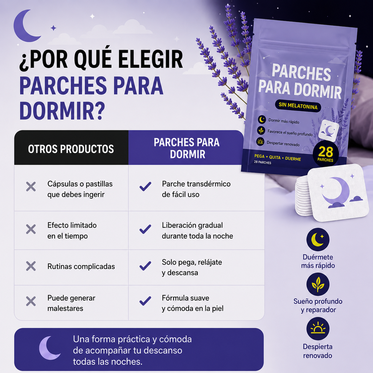 PARCHES PARA SUEÑO PROFUNDO