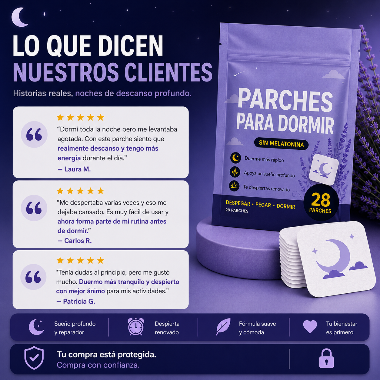PARCHES PARA SUEÑO PROFUNDO