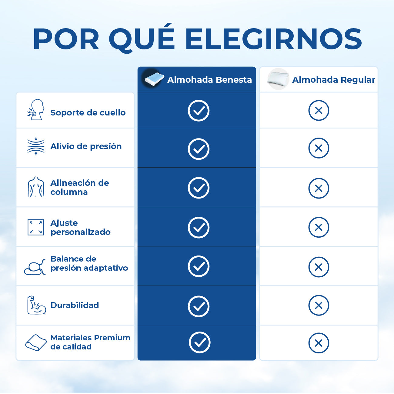 ALMOHADA DE GEL BENESTA