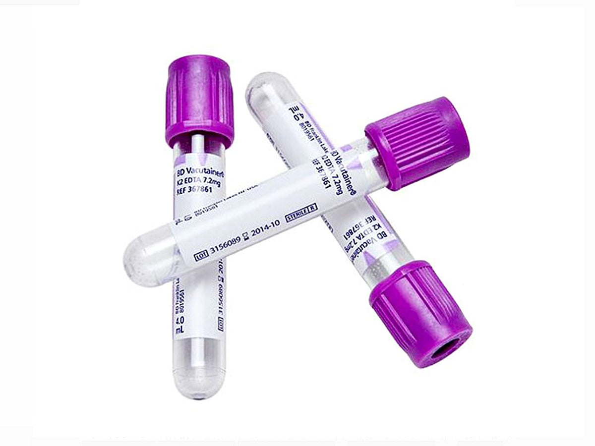 TUBO VACUTAINER | COLOR: LILA / CAPACIDAD: 4 ML